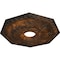 Ekena Millwork Nottingham Ceiling Medallion (Fits Canopies up to 4 5/8"), 18"OD x 3 1/2"ID x 1 1/2"P, Rust CM18NTRUS - alternate 2